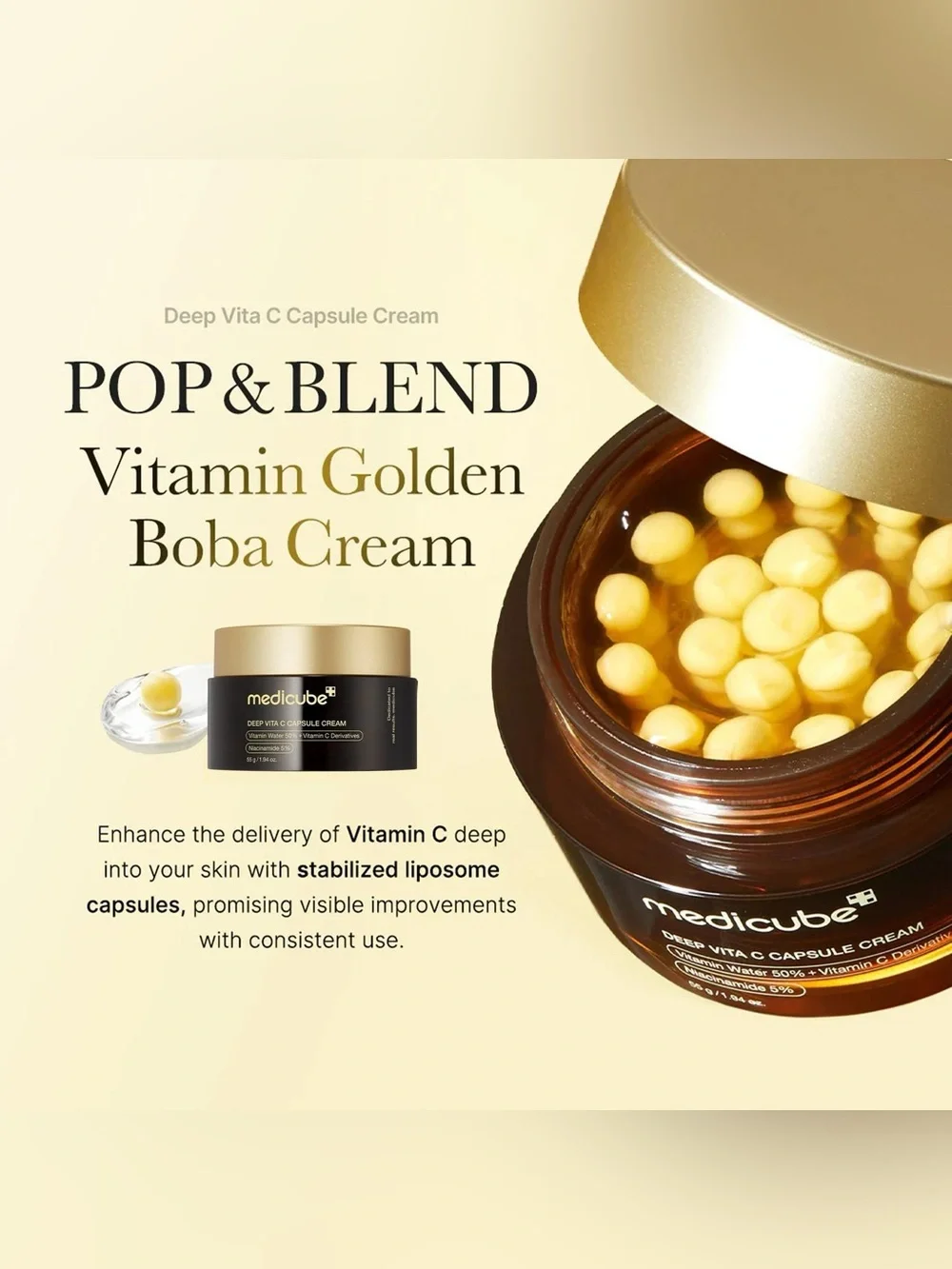 Medicube Deep Vita C Capsule Cream NWOB EXP 2028